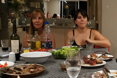 Typical Argentine home cooking & wine tasting.